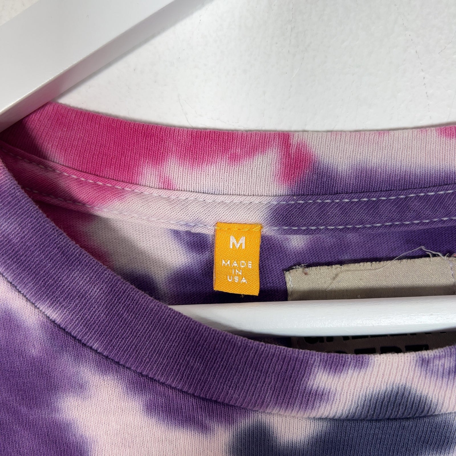 Gallery Dept 'Stop Being Racist' Graphic Tye Dye T-Shirt