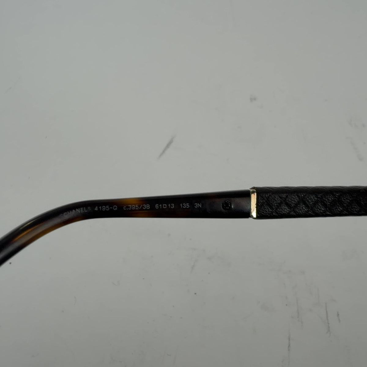 Chanel Lambskin Quilted CC Aviator Sunglasses