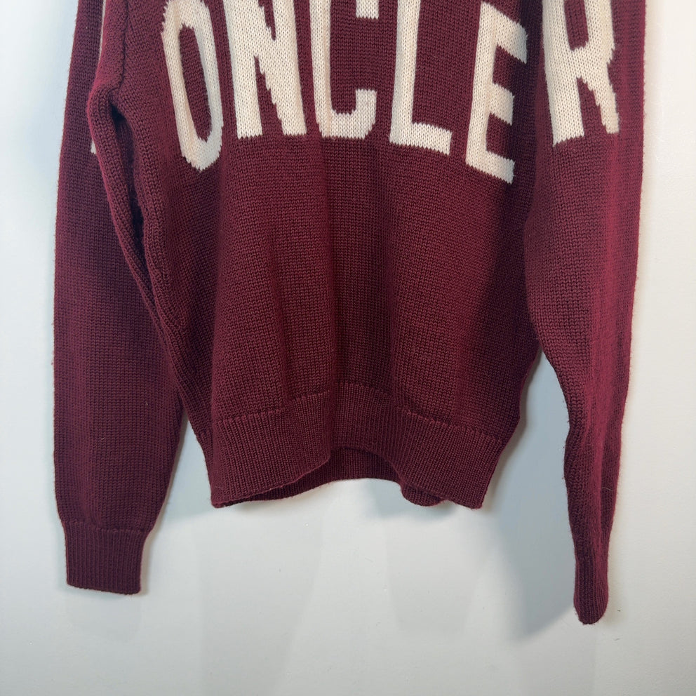 Moncler Maglione Spell Out Knit Sweater