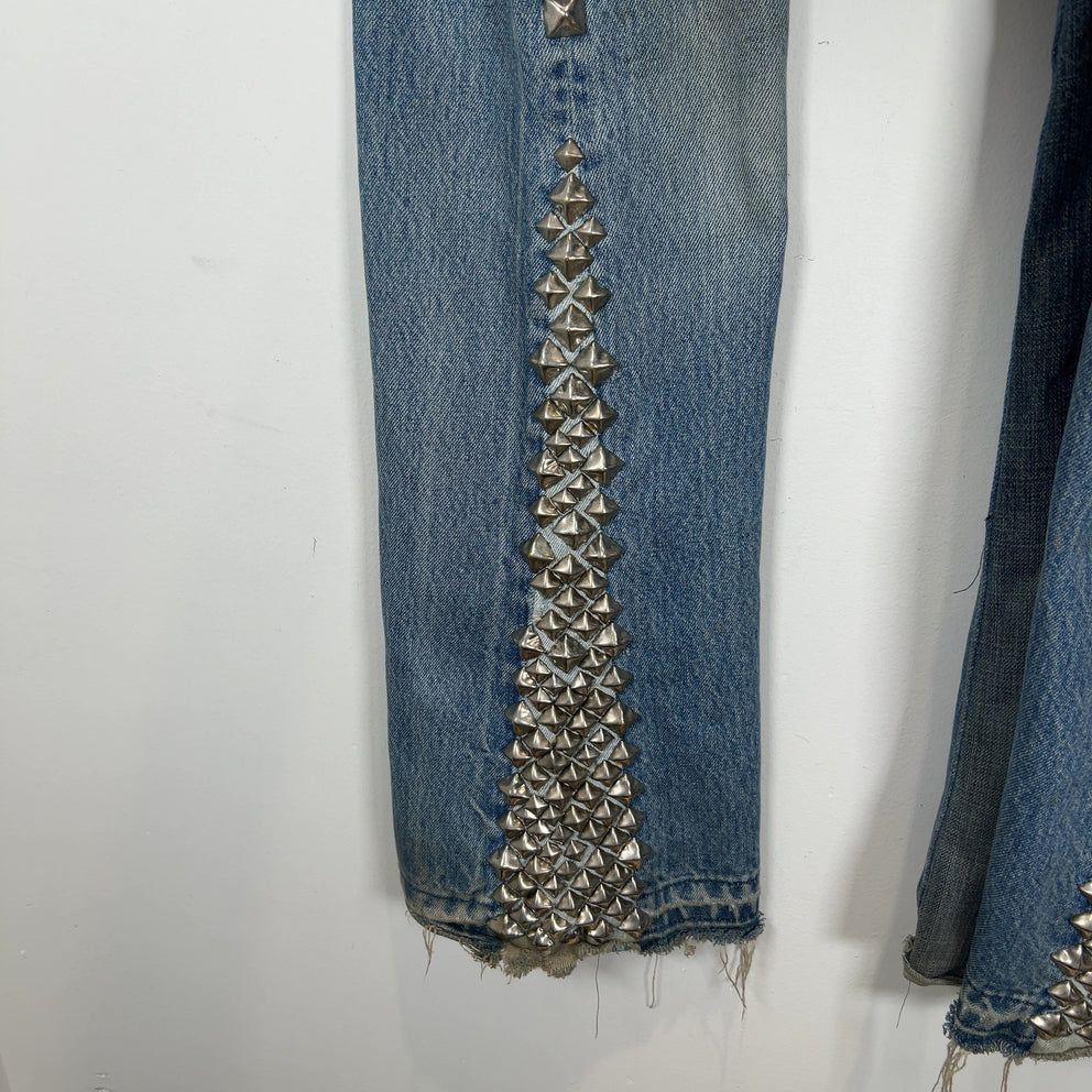 Gallery Dept Studded Rodman LA Flare Jeans Size 34