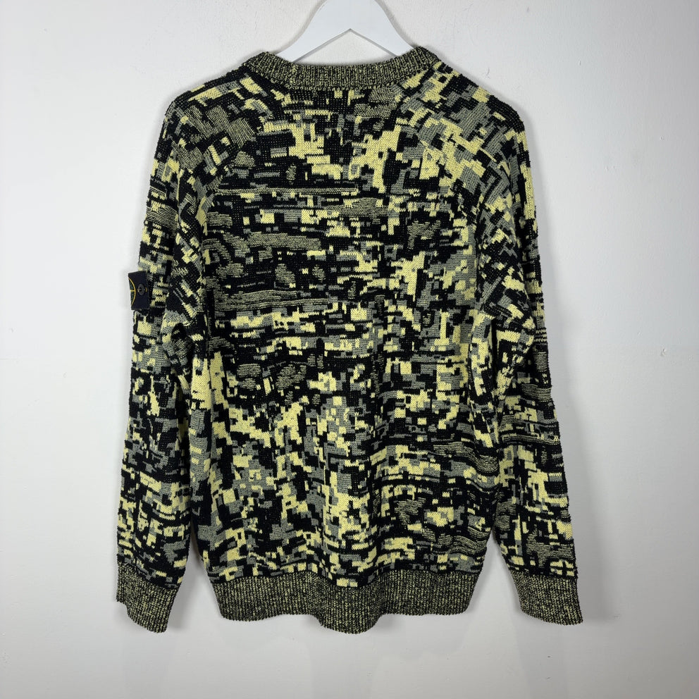 Stone Island Neon Knit Sweater