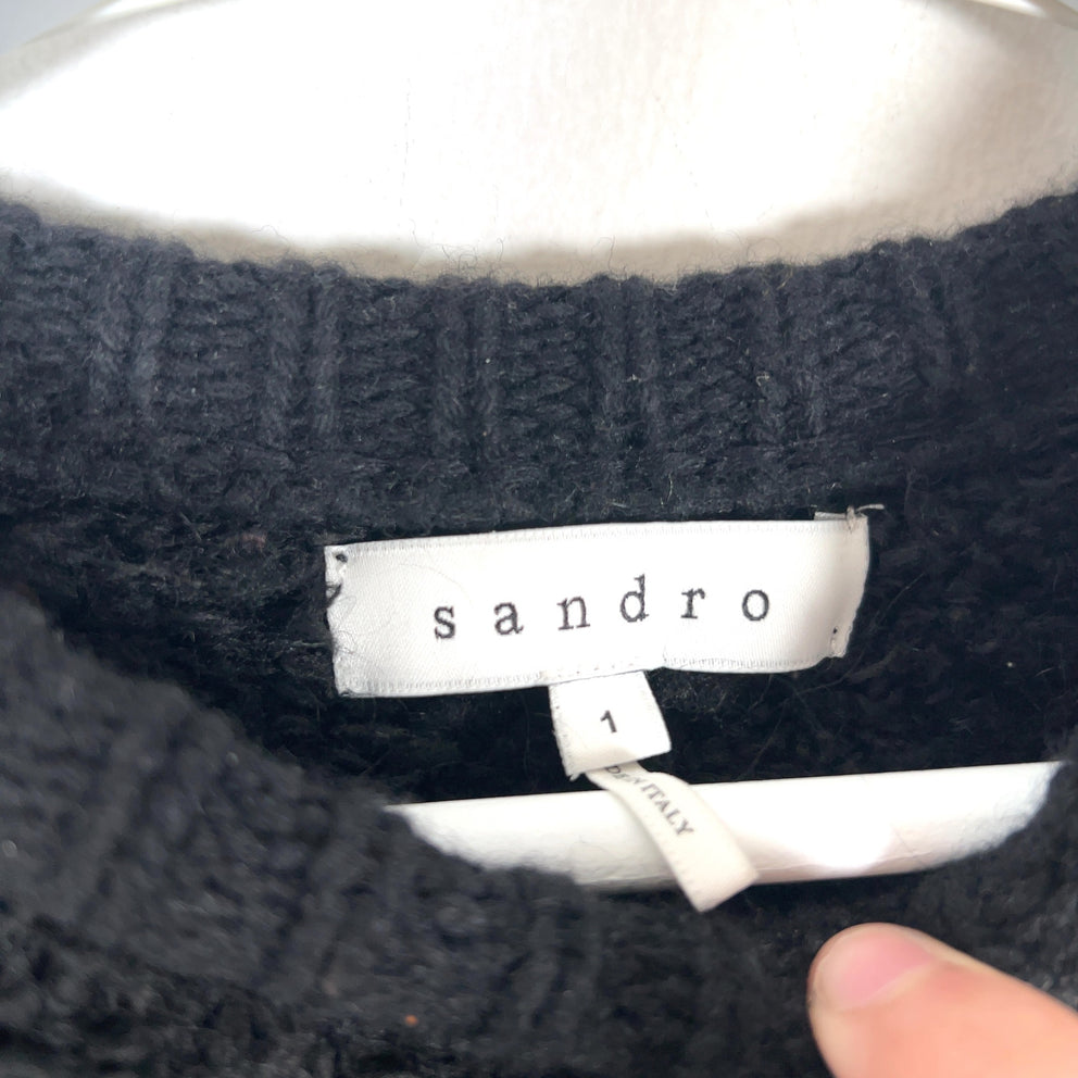 Sandro Boucle Wool Sweater