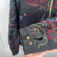 Fugazi Chain Stitch Trade Route Work Jacket