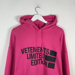 Vetements Limited Edition Graphic Hoodie
