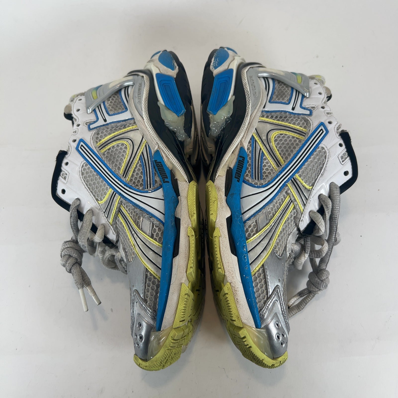 Balenciaga Yellow/Blue Mesh Runners