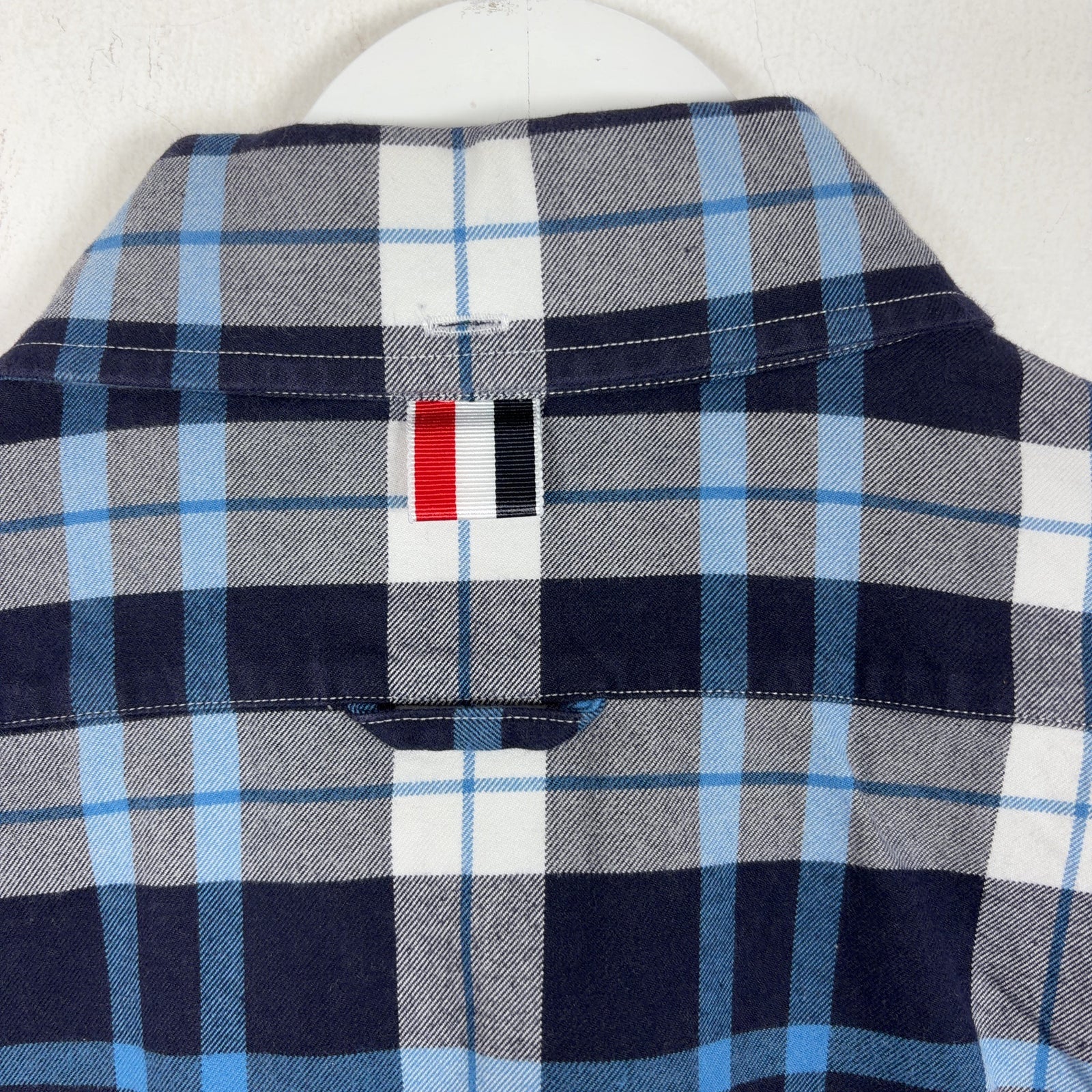 Thom Browne Plaid Button-Up Shirt