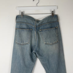 Balenciaga Light Wash Straight Leg Jean