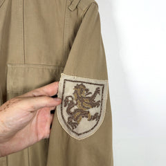 Balmain 'Sahara' Embroidered Patch Jacket