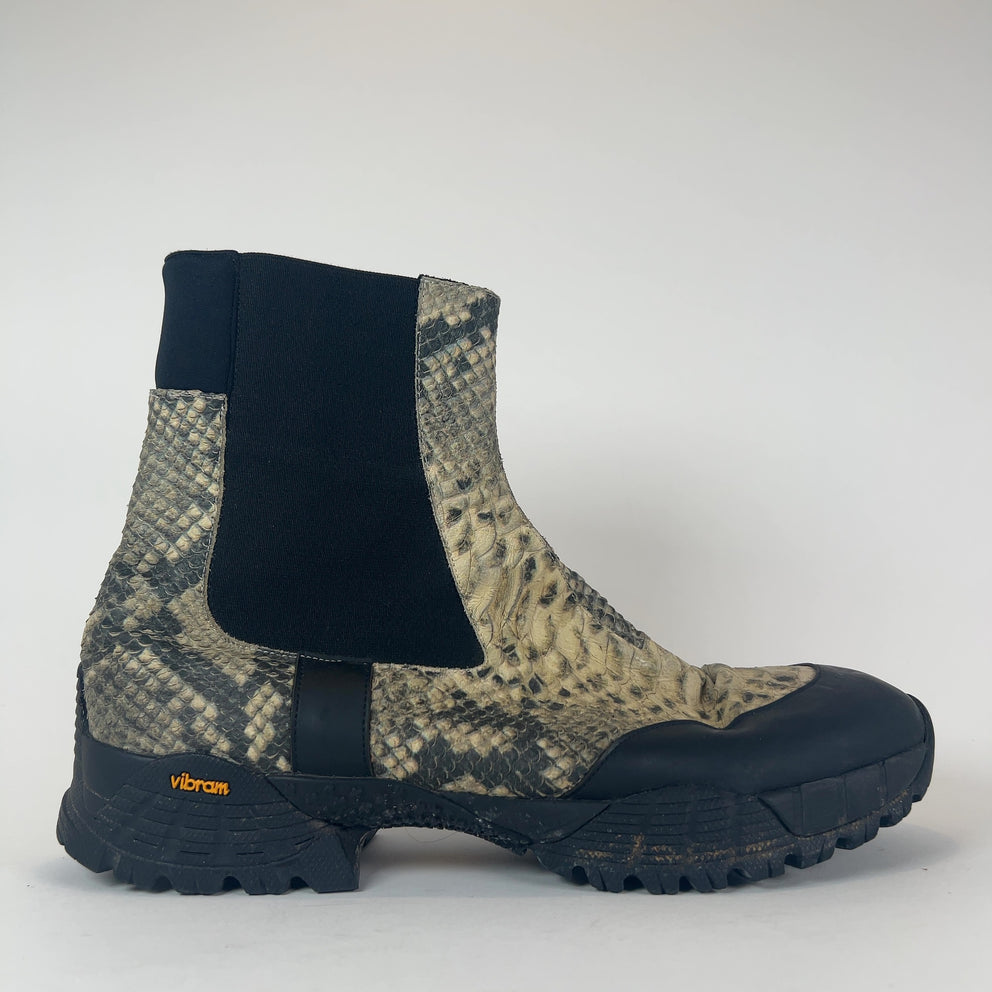 1017 ALYX 9SM Snakeskin Vibram Boots