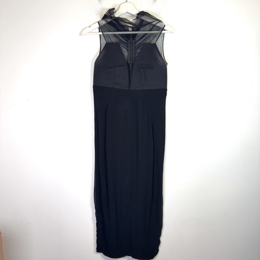 Rick Owens SS13 Sheer High-Neck Dress