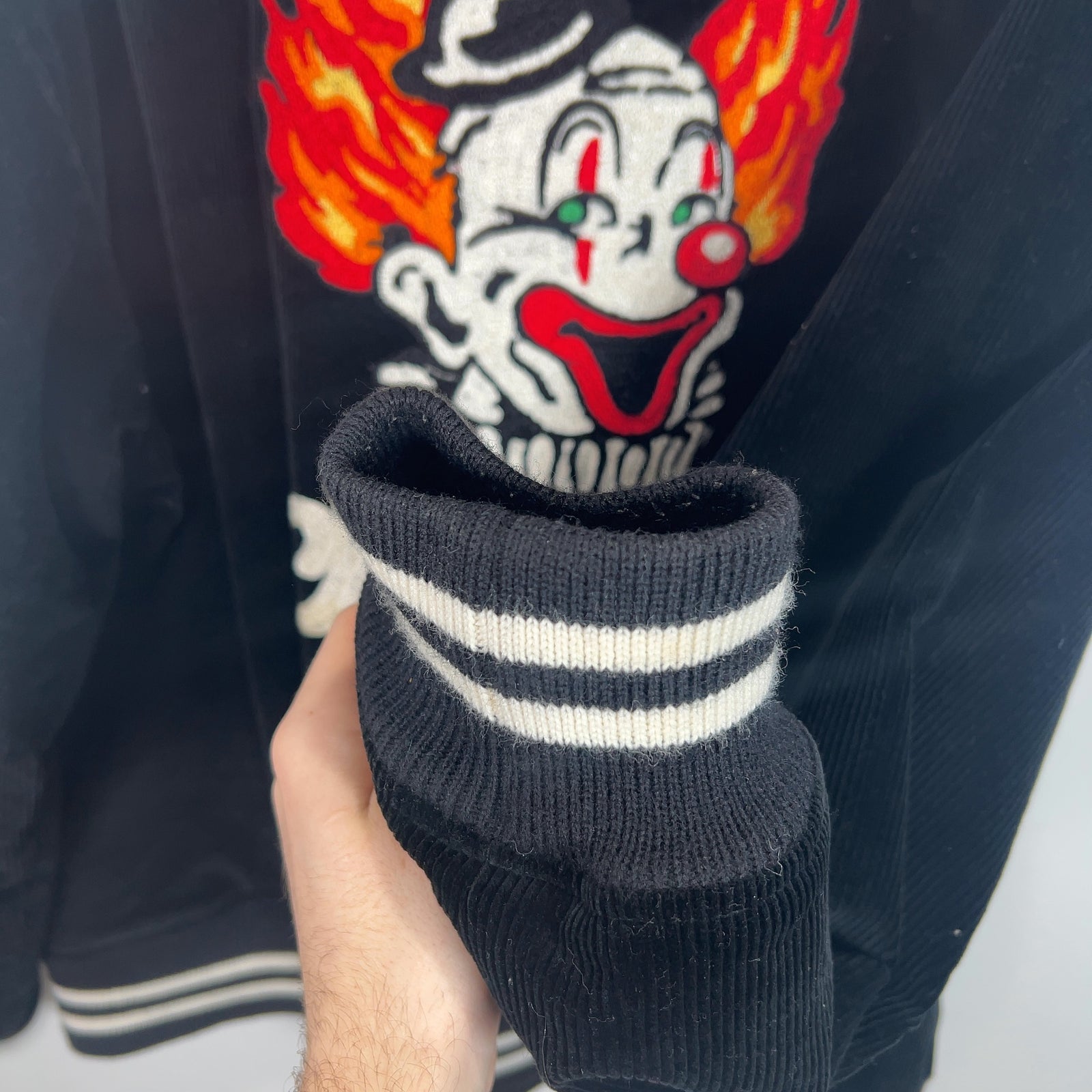 Saint Michael 'Sinner Circus' Corduroy Varsity Jacket