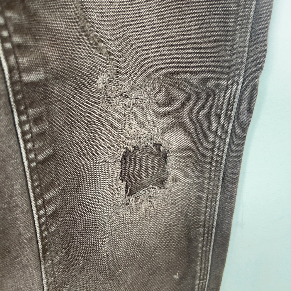 Carhartt Faded Brown Distressed 'Double Knee' Carpenter Pants