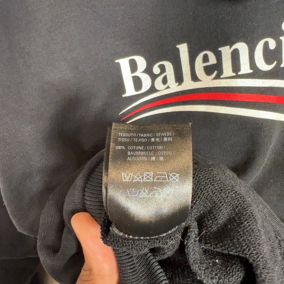 Balenciaga FW19 Campaign Logo Hoodie