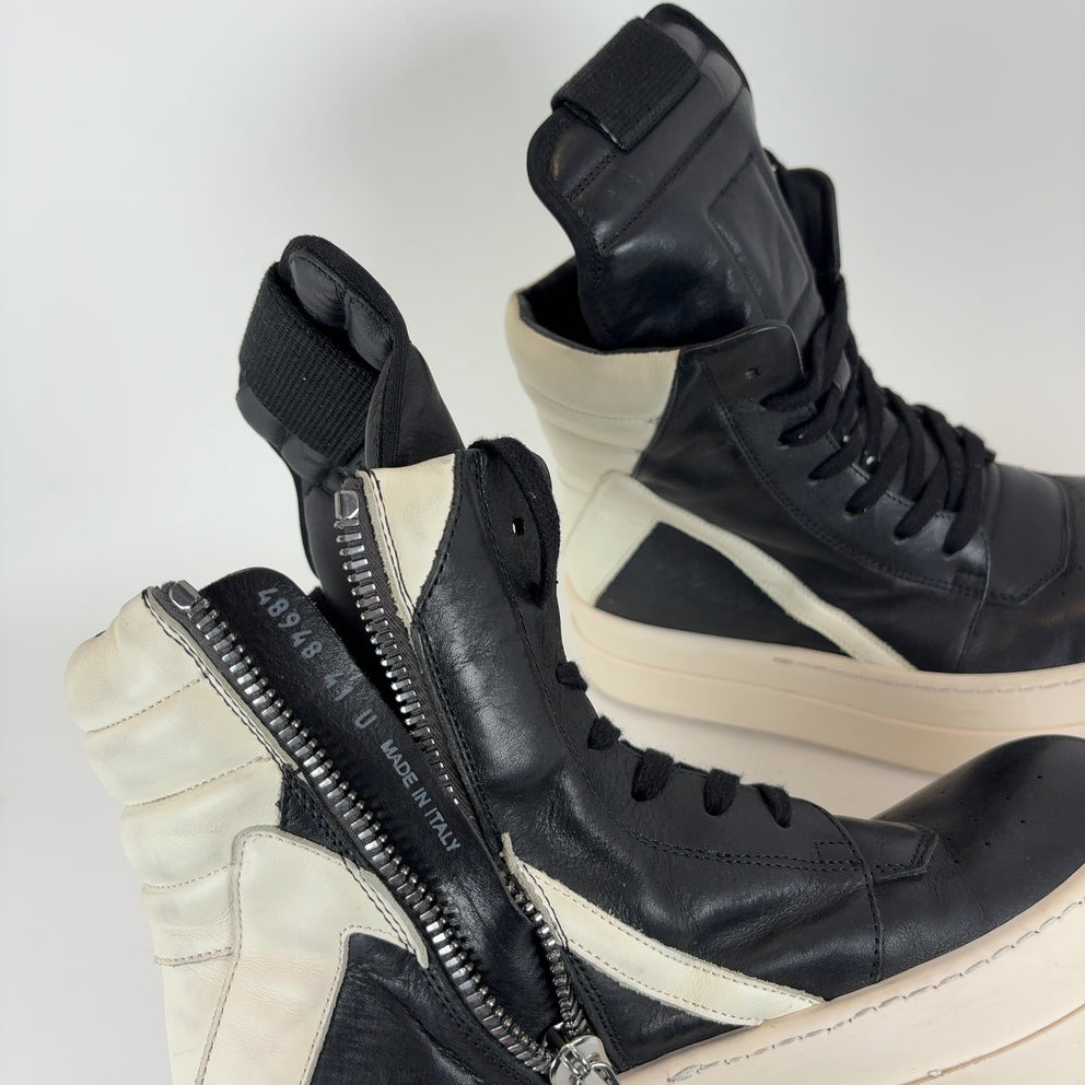 Rick Owens Double Bumper Geobasket Hightop Sneakers