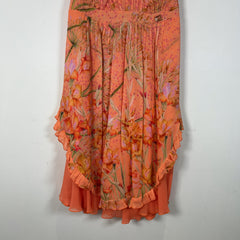 Class Robert Cavalli Flower Petal Ruffle Dress