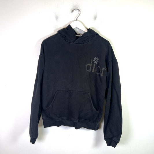 Dior x ERL 'Be Nice' Glitter Embroidered Hoodie