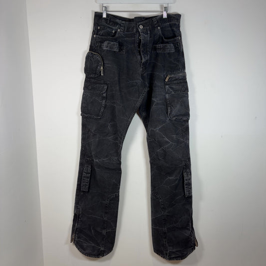 Off-White Cargo Distressed Effect Cargo Pants