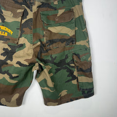 Raspberry Hills Logo Camo Cargo Shorts