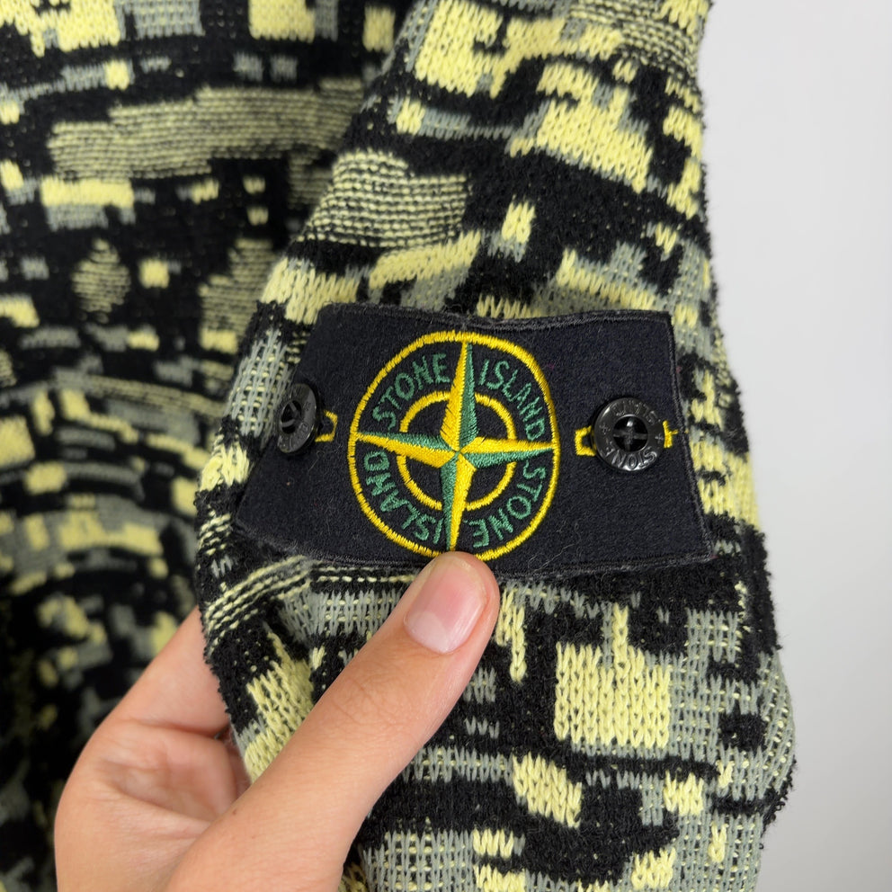 Stone Island Neon Knit Sweater