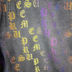 Supreme Gradient Old English Logo Denim Shorts