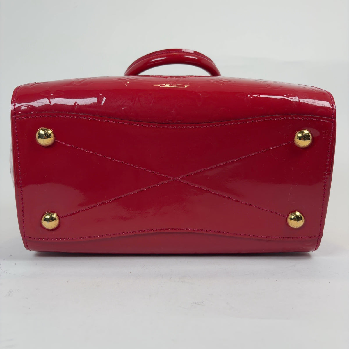 Louis Vuitton Monogram Red Vernis Leather Montana Bag