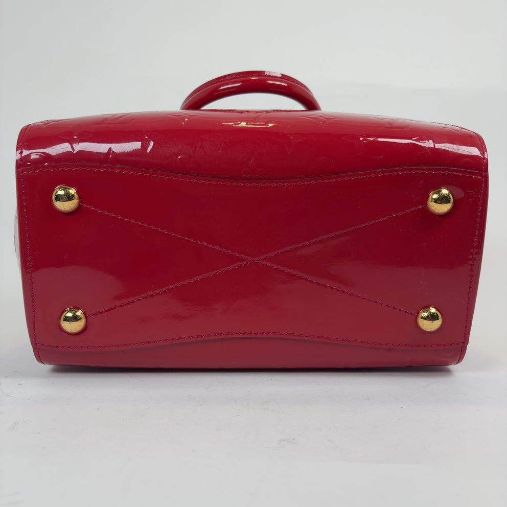 Louis Vuitton Monogram Red Vernis Leather Montana Bag