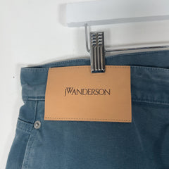 JW Anderson Blue 'Twisted' Workwear Canvas Pants