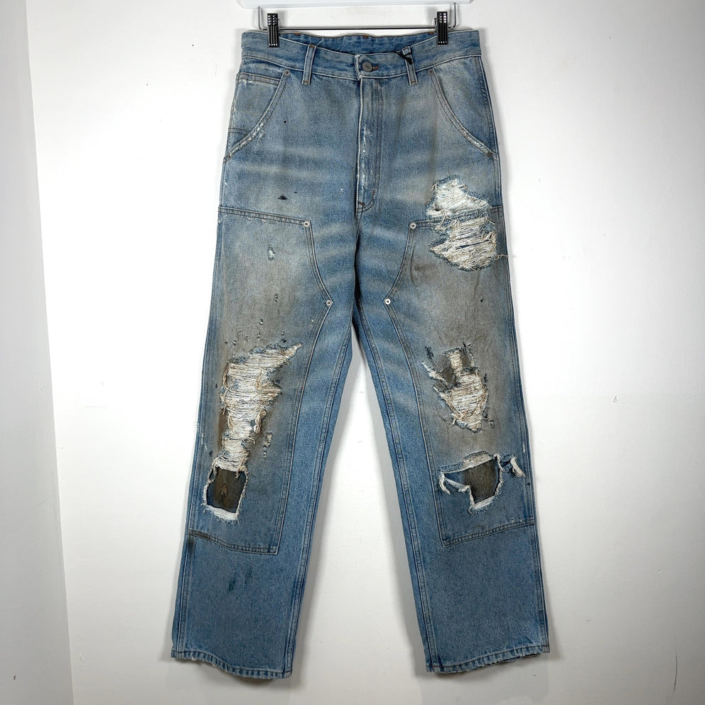 MM6 Maison Margiela Distressed Carpenter Denim Jeans