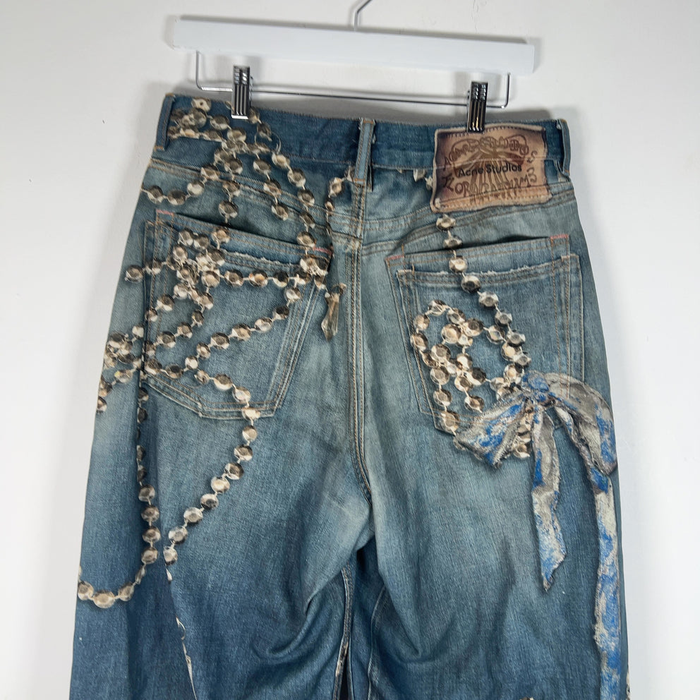 Acne Studios 1981 ‘Mid Blue’ Trompe L’oeil Jeans