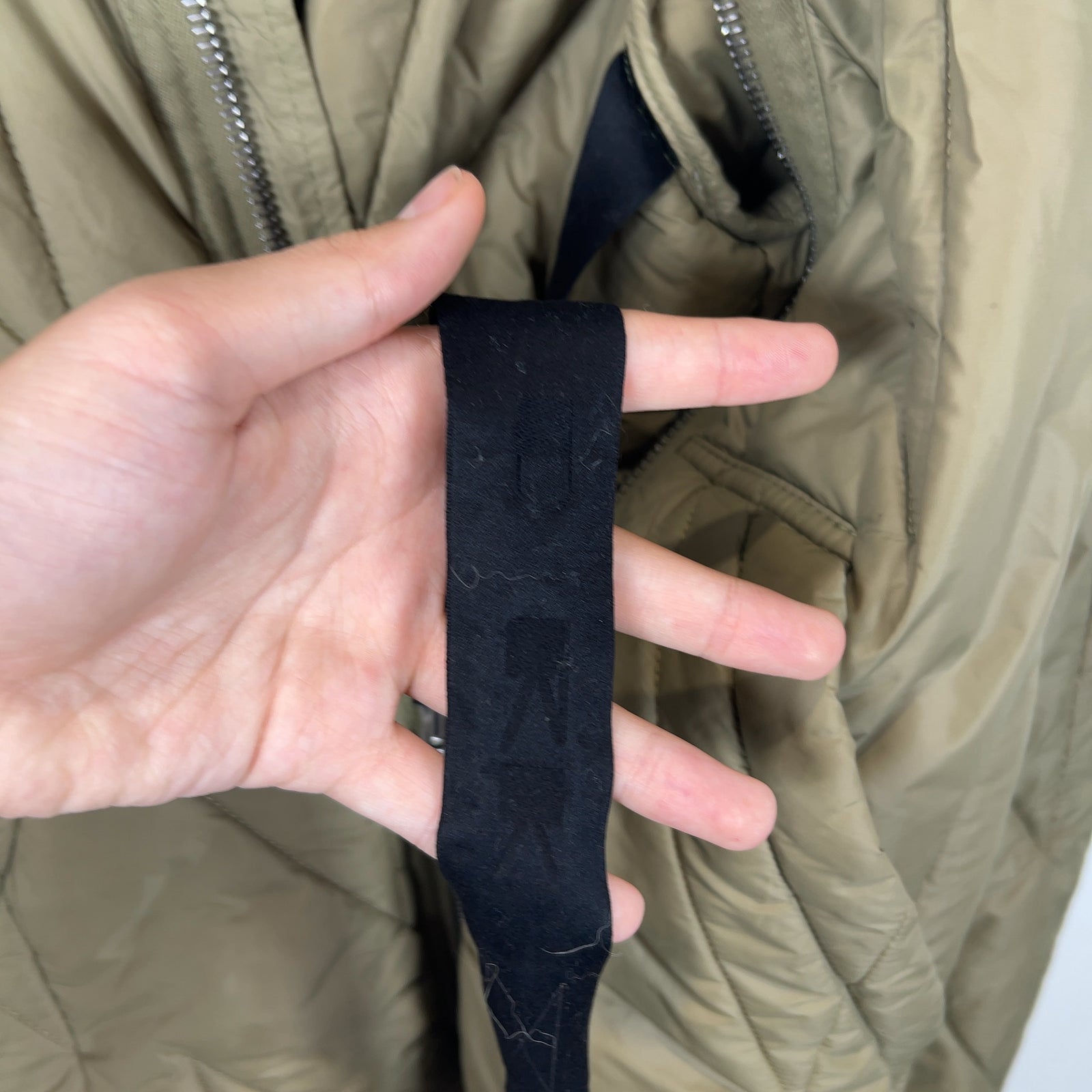 Rick Owens DRKSHDW Padded Gimp Full Zip Nylon Puffer Jacket