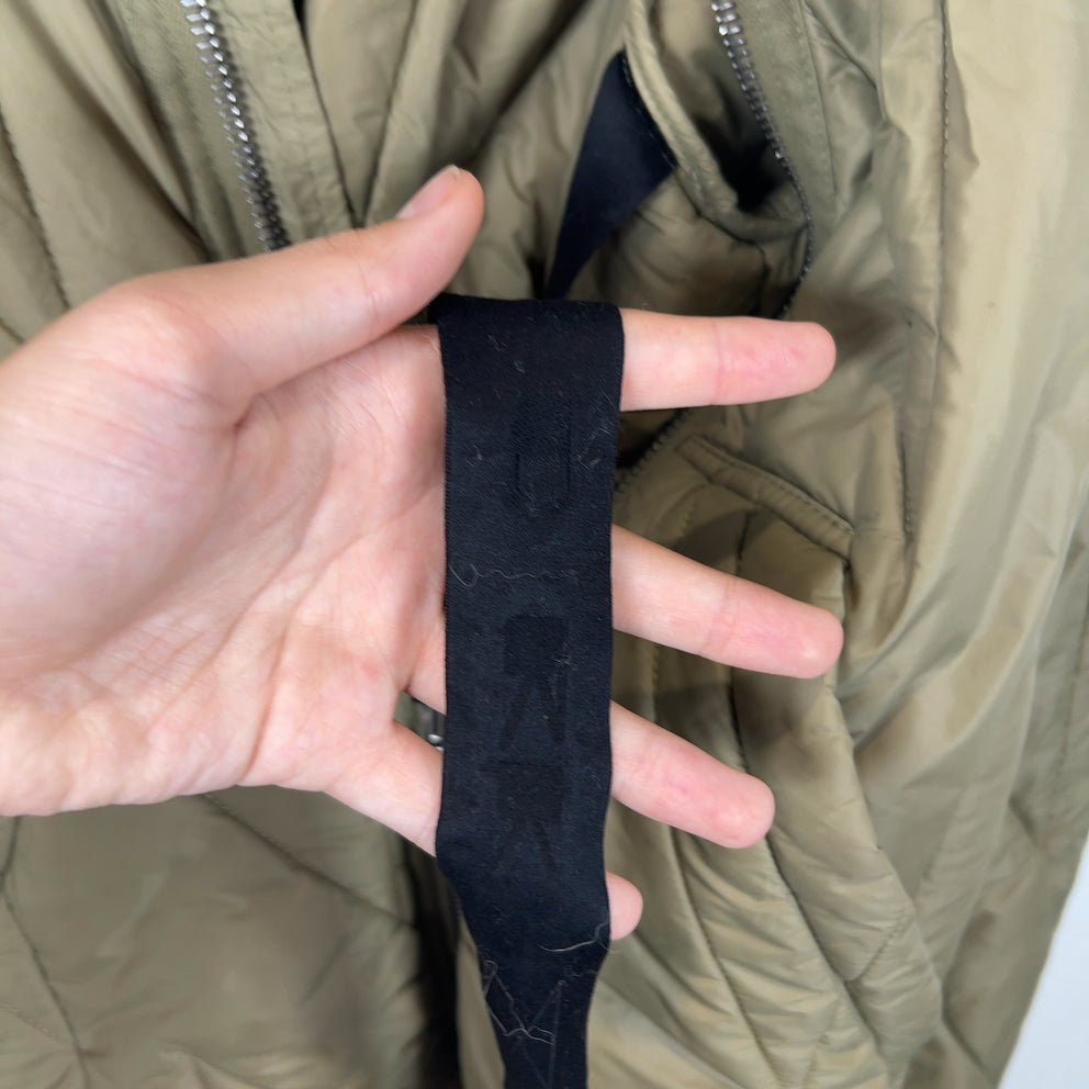 Rick Owens DRKSHDW Padded Gimp Full Zip Nylon Puffer Jacket