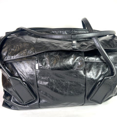 Bottega Veneta Leather Weekender Bag