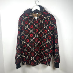 Gucci Diamond Argyle Knit Jacket Size S