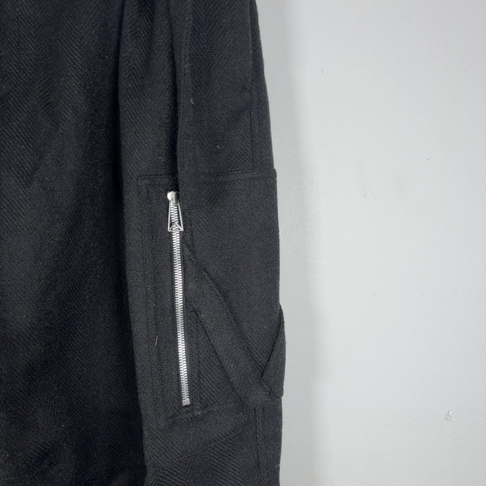 Bottega Veneta Herringbone Wool Cargo Pants