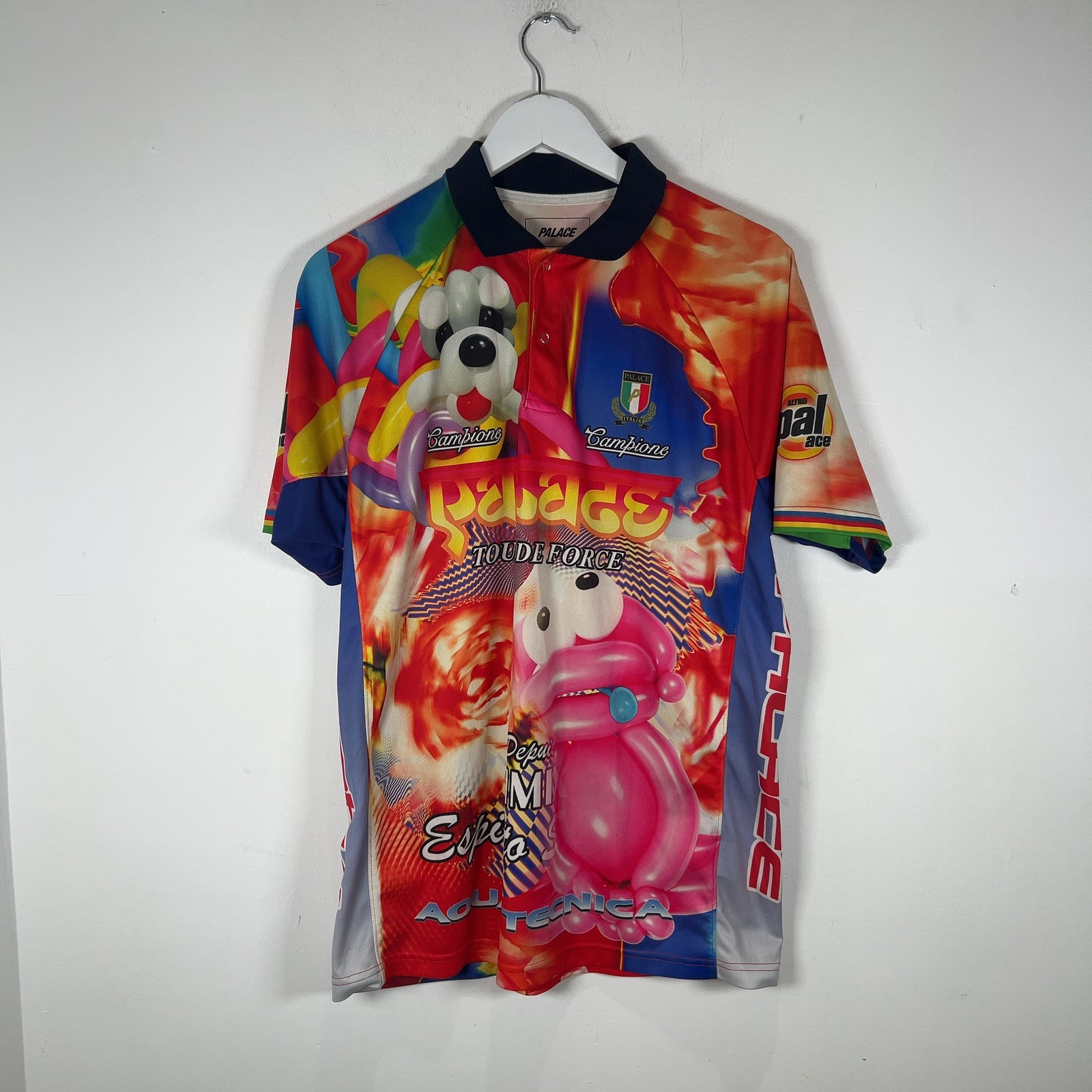Palace 'Tour De Force' Multi-Graphic Polo Shirt