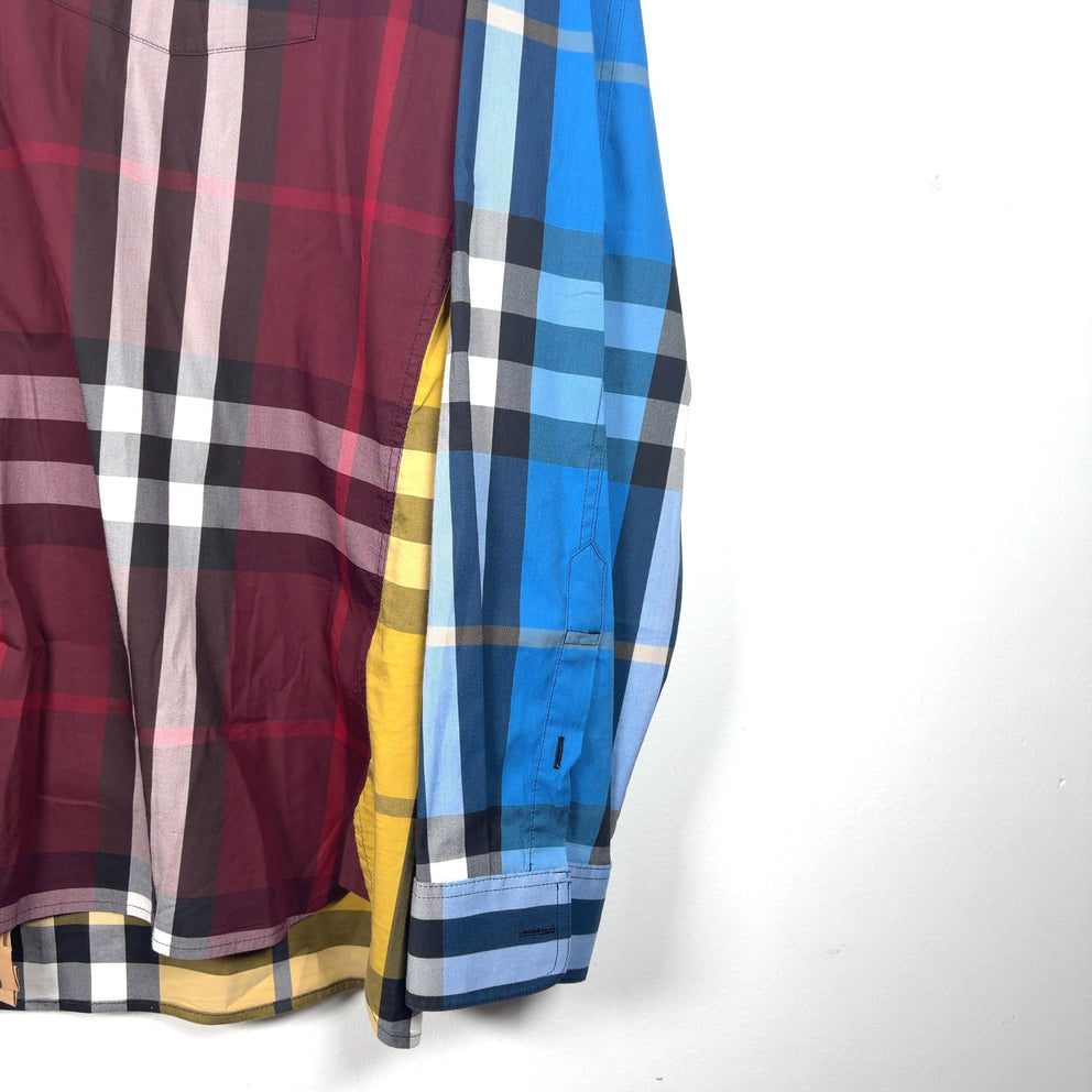 Burberry Plaid Button-Up Shirt