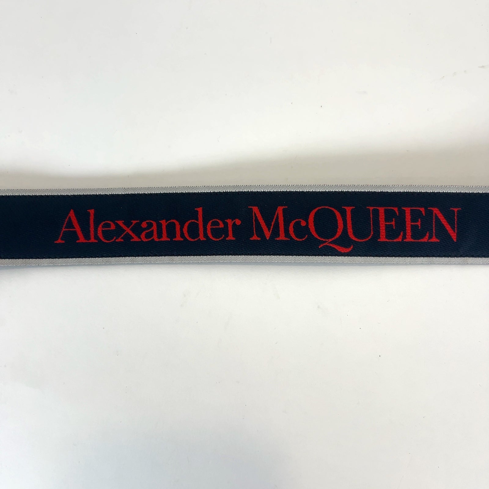 Alexander McQueen Logo Double Buckle Belt