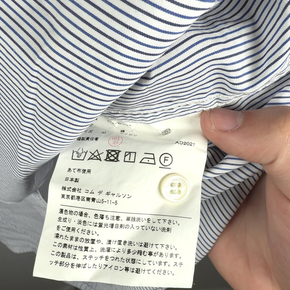 Comme Des Garcons Nylon Patched Button-Up Shirt