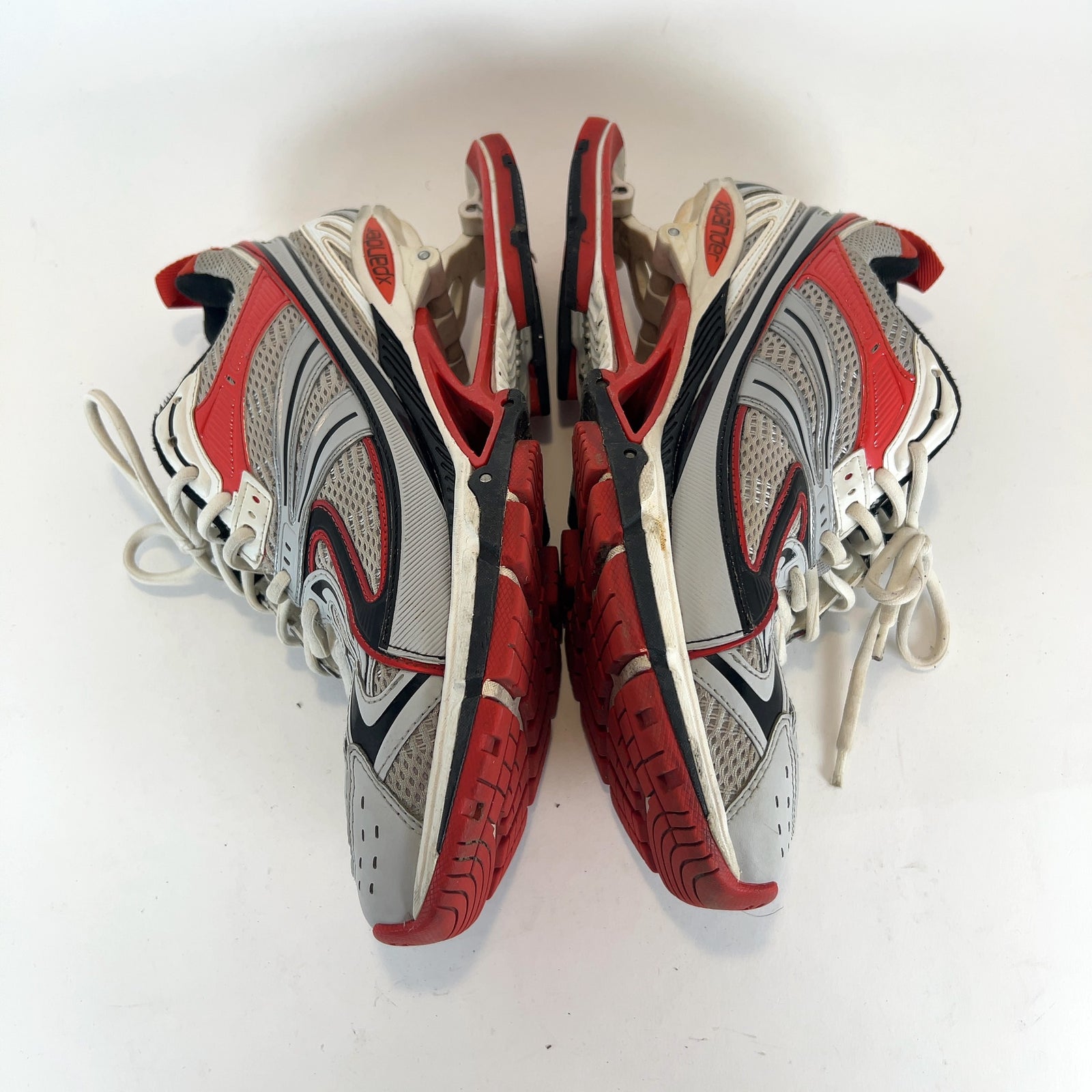 Balenciaga X-Pander Red/Grey Lowtop Sneakers