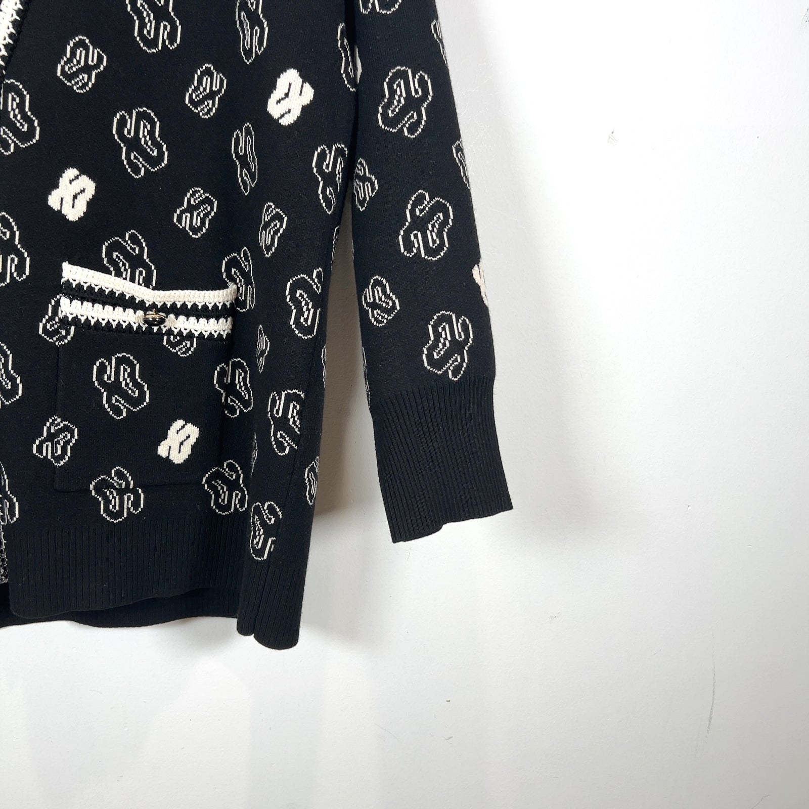 Sandro Jacquard Logo Sweater