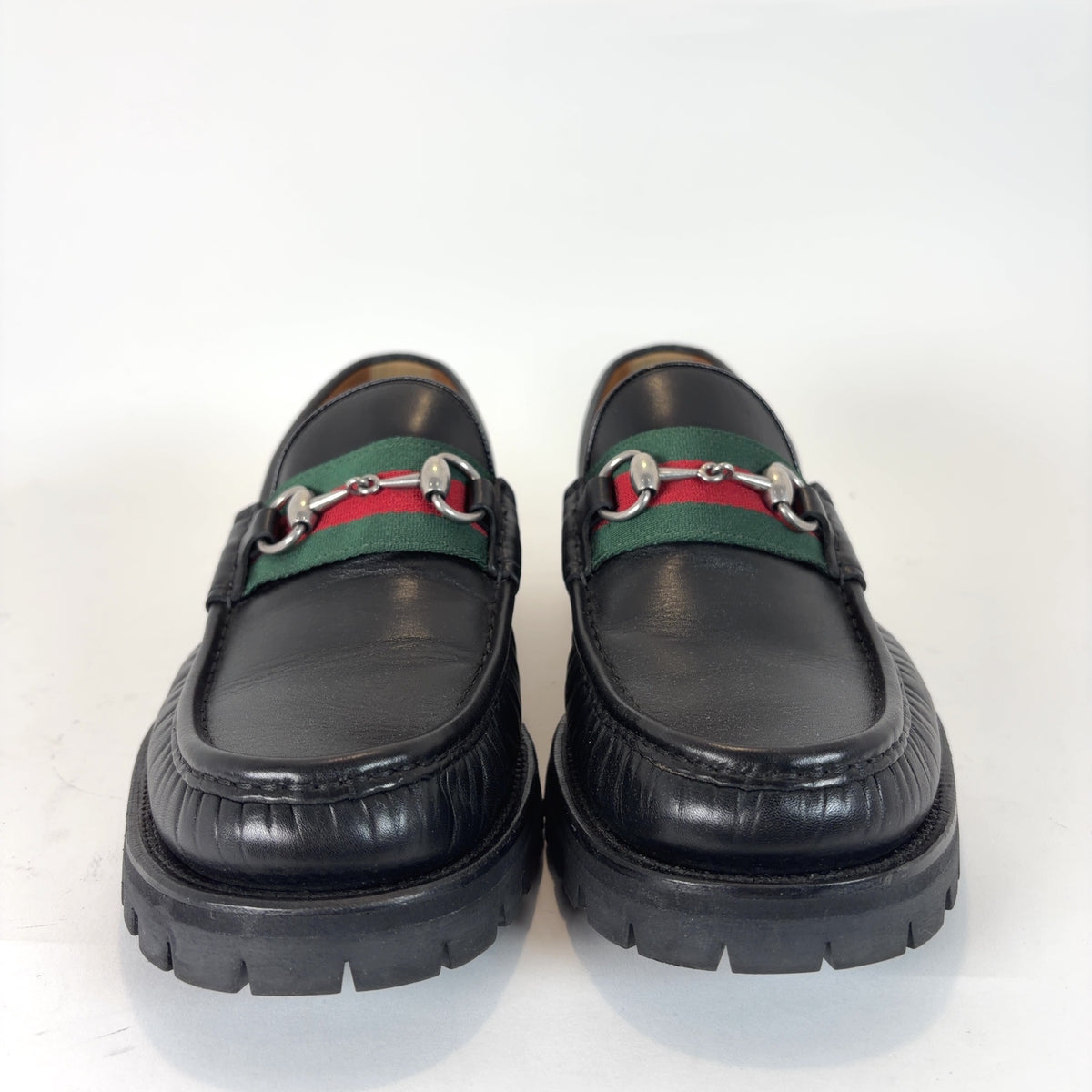 Gucci Lug Horsebit Loafer