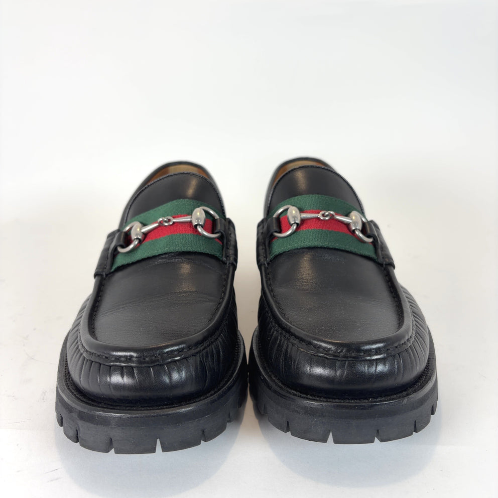 Gucci Lug Horsebit Loafer
