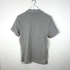 Burberry 1/4 Button Grey Polo