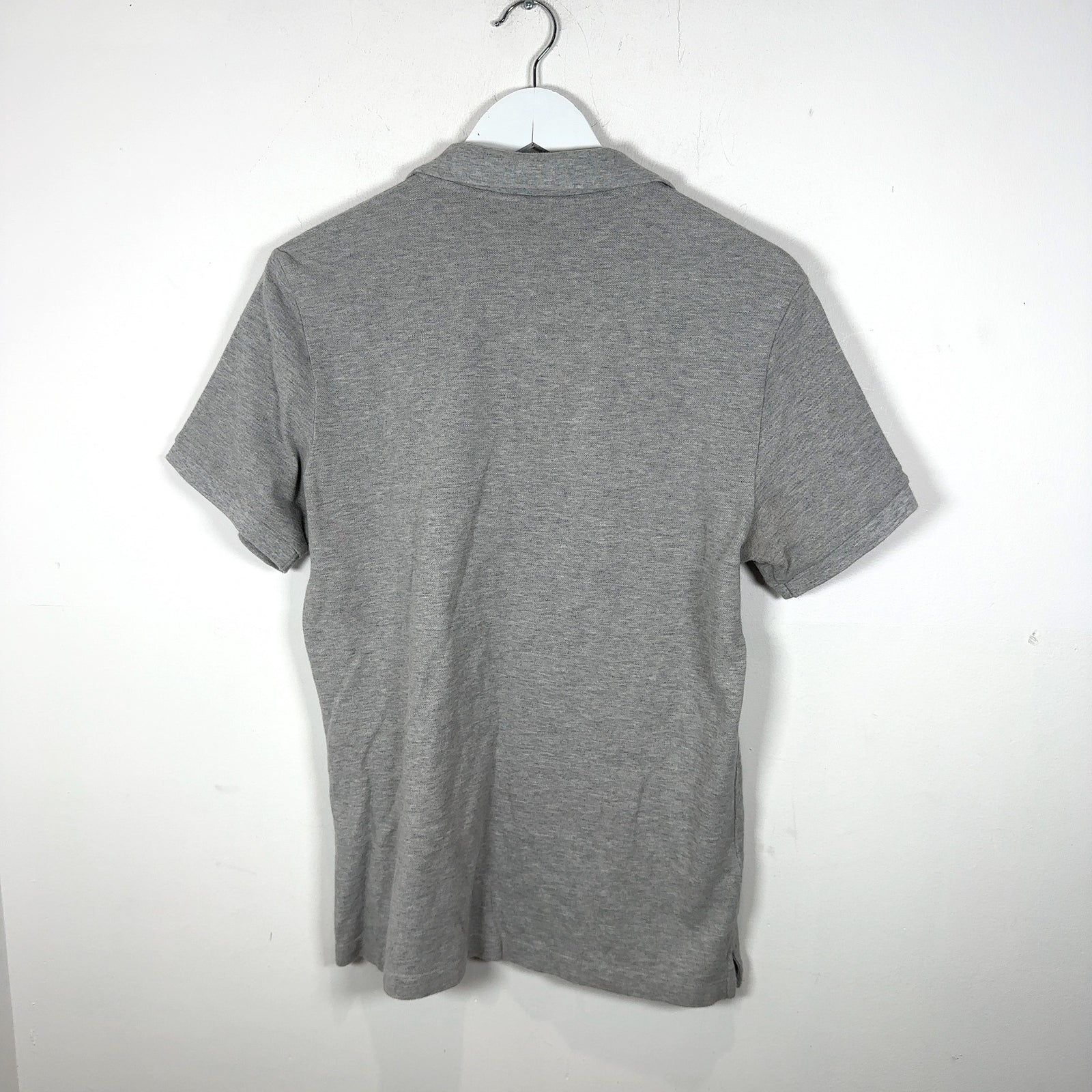 Burberry 1/4 Button Grey Polo