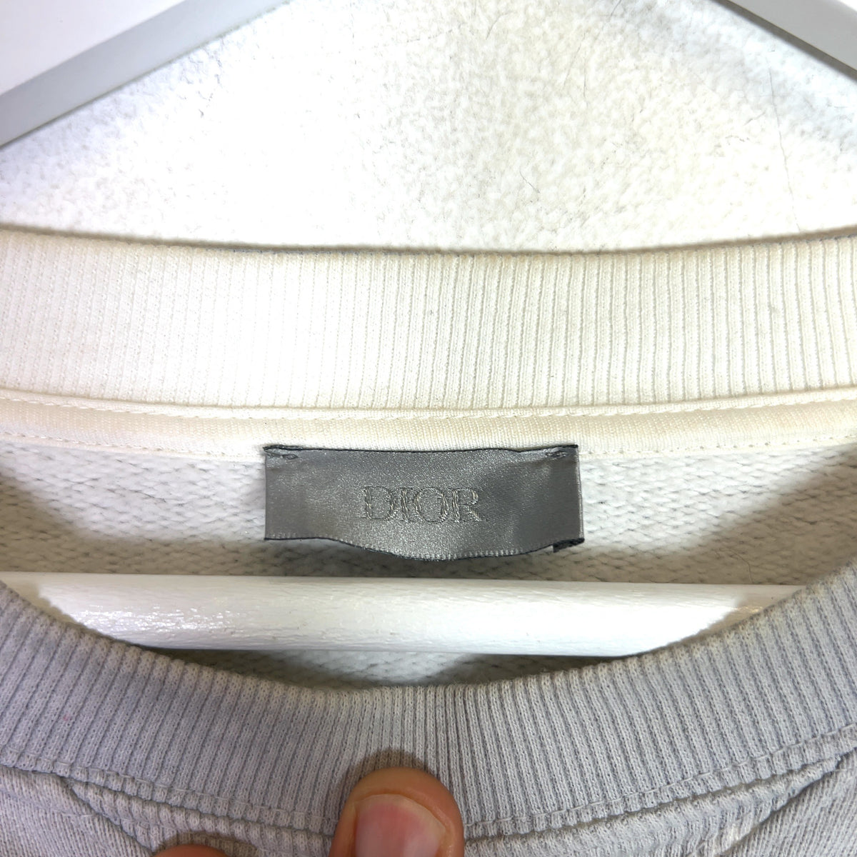 Stussy x Dior Garment Dyed Logo Crewneck