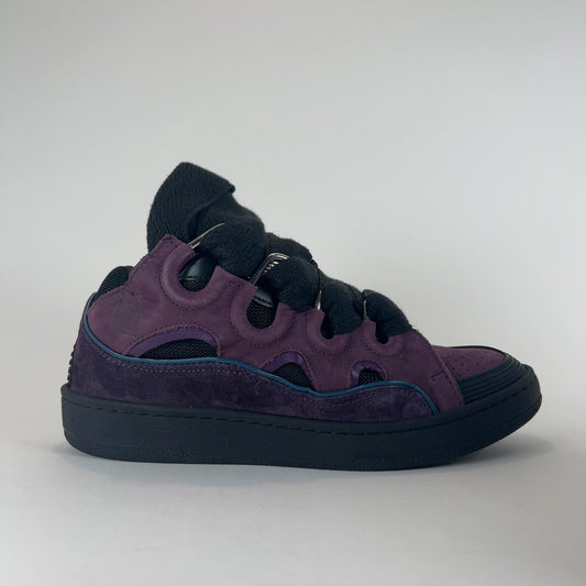 Lanvin 'Curb' Suede Low-Top Sneakers
