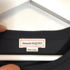 Alexander McQueen Embroidered Spell-Out Logo T-Shirt