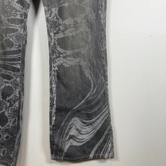 Robert Cavalli Just Cavalli Serpent Pattern Jeans