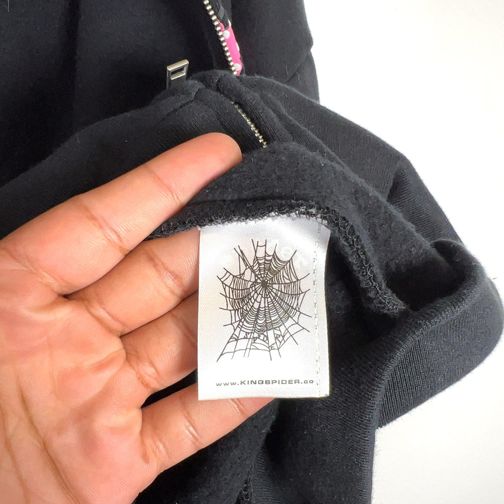 Sp5der Punk V2 Zip-Up Hoodie