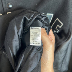 Supreme x Chito FW18 Bone Varsity Jacket